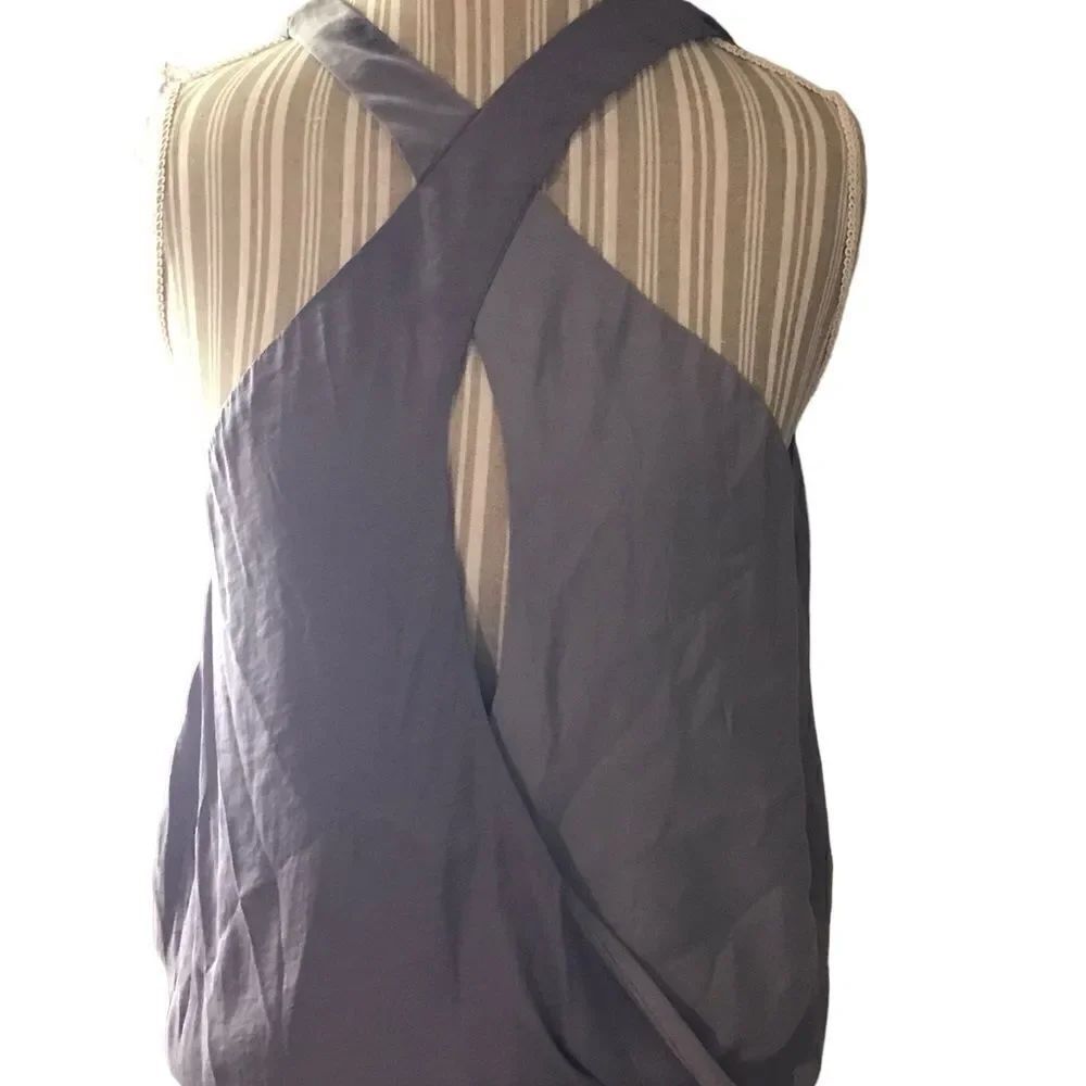 Silence + choice size medium wrap silk blouse excellent condition.